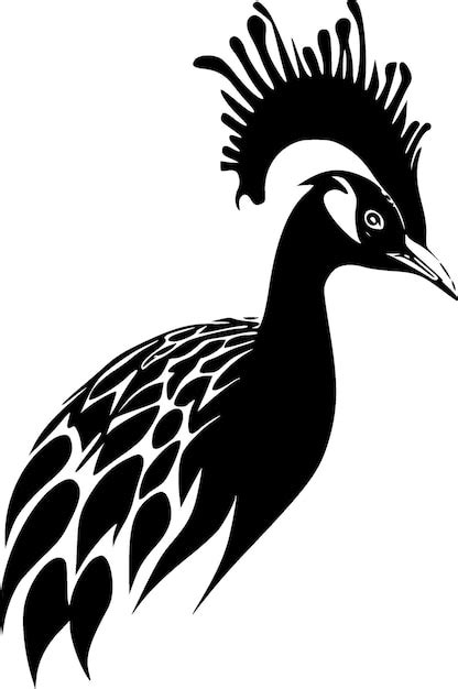 Premium Vector Peacock Minimalist And Simple Silhouette Vector