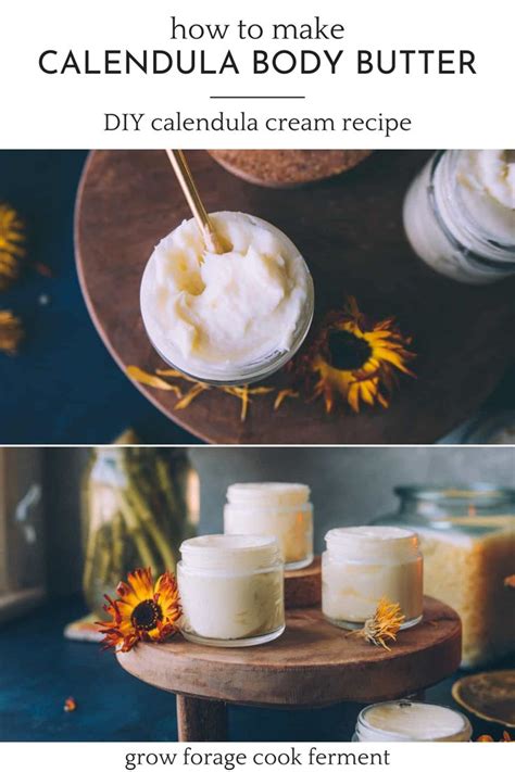 How To Make Calendula Cream Homemade Skin Care Recipe Recipe Body