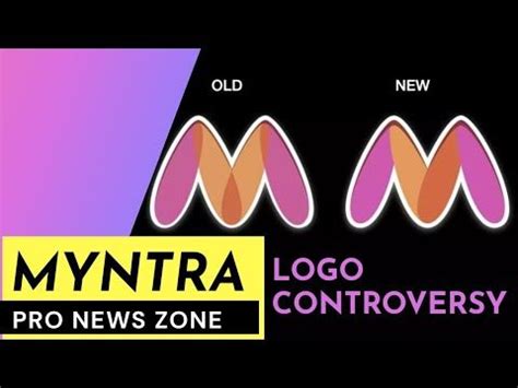 Myntra Logo Change COntroversy | ? logo, Myntra, Old and new