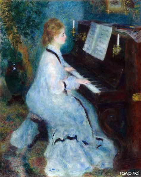 Woman At The Piano By Pierre Auguste Ren Flickr