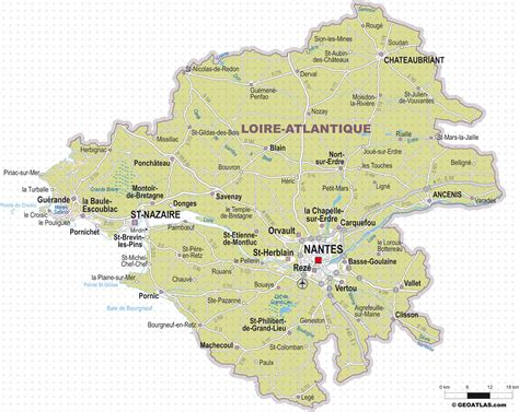 Présentation 95 imagen carte de loire atlantique fr thptnganamst edu vn