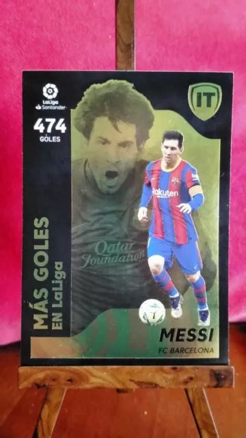 Lionel Messi Barcelona Sticker Panini La Liga 2021 22 Mas Goles En