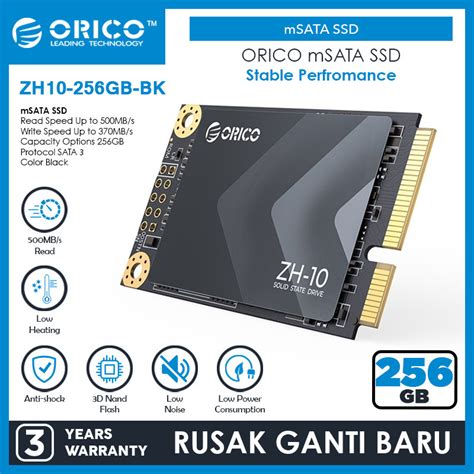 Jual ORICO MSATA SSD 256GB 512GB 1TB 2TB ZH10 Shopee Indonesia