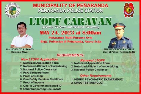 License To Own And Possess Firearm Ltopf Caravan