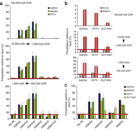 Micro Chromatin Immunoprecipitation Chip Analysis Of The Association