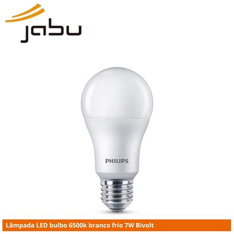 Lâmpada LED bulbo Philips 6500k branco frio 7W Bivolt Soquete E27