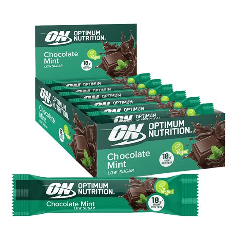 Optimum Nutrition Chocolate Mint Plant Protein Bars Protein Package Protein Package