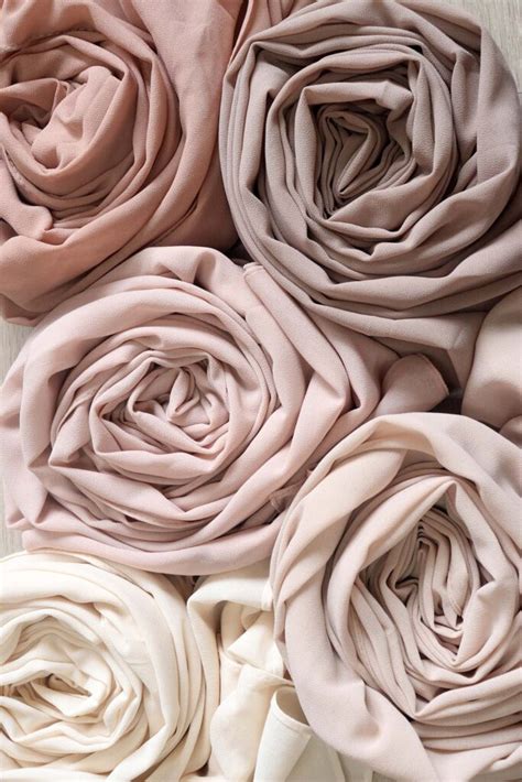 Premium Malaysian Chiffon Hijabs Nude Tones That Adorbs Hijab