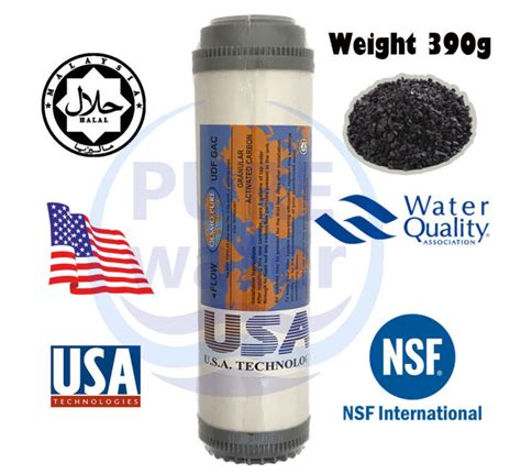 Olsmo Pure Gac Granular Activated Carbon Filter Halal Water Filter