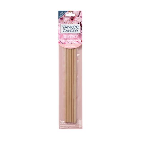 Yankee Candle Cherry Blossom Pre-Fragranced Reed Diffuser Refills (1612796E) - Candle Emporium