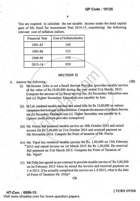 Direct And Indirect Taxation 2014 2015 Bcom Idol Correspondence 3rd