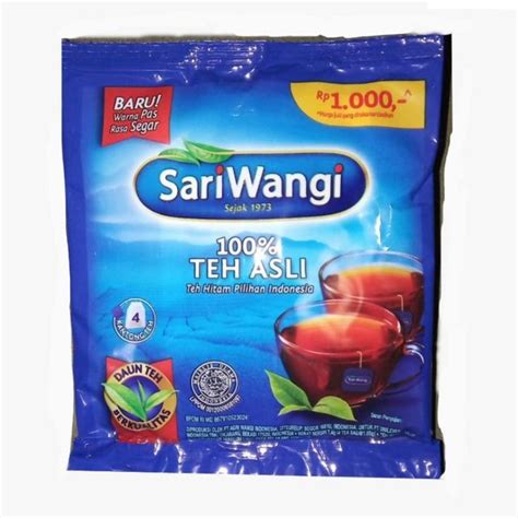 Jual Teh Celup Sachet Sari Wangi Kantong Sachet Shopee Indonesia