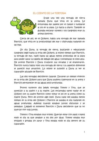 El Cuento De La Tortuga PDF