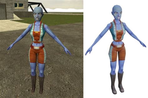 3d Player Model For Gmod Sfm Mmd Vr Chat Vr Character Gmod Map Mmd Sfm By Kelvin Breeze