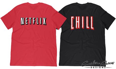 Netflix And Chill Shirt Combination For Halloween Or Couples