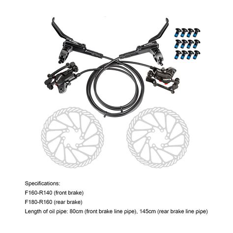 Hydraulic Brake Kit MTB Bicycle Disc Brakes Front Brake Disc EBay