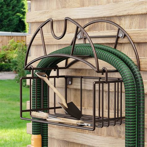 Sungmor Heavy Duty Cast Iron Garden Hose Holder Water