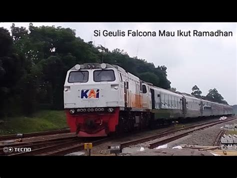 Si Geulis Falcona Mau Ikut Ramadhan Kereta Api Ka Pangandaran