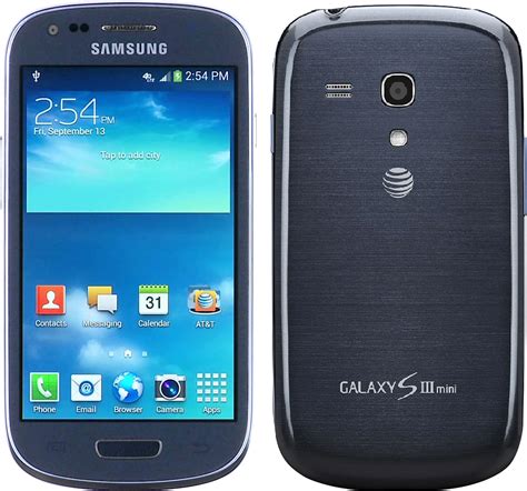 Samsung Galaxy S Iii Mini At T Branded G Cell Phone Unlocked Blue