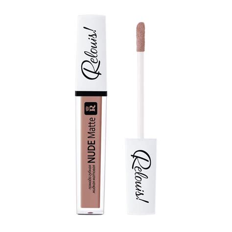 Помада для губ RELOUIS NUDE MATTE тон жидкая матовая купить с