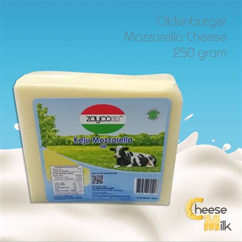 Jual HARGA MURAH Oldenburger Mozzarella Cheese 250 Gram Shopee Indonesia