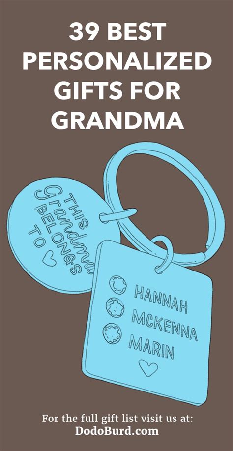 39 Best Personalized Gifts for Grandma (Customized Just for Her) - Dodo ...