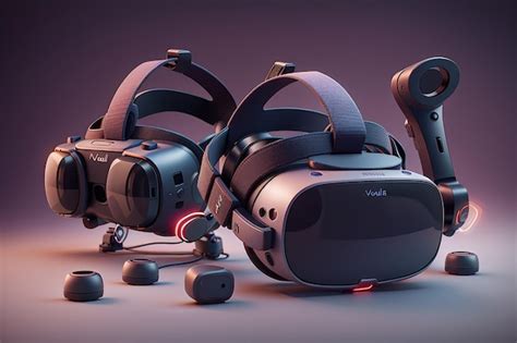 Premium AI Image | 3d hand oculus quest vr controllers 3d render ...