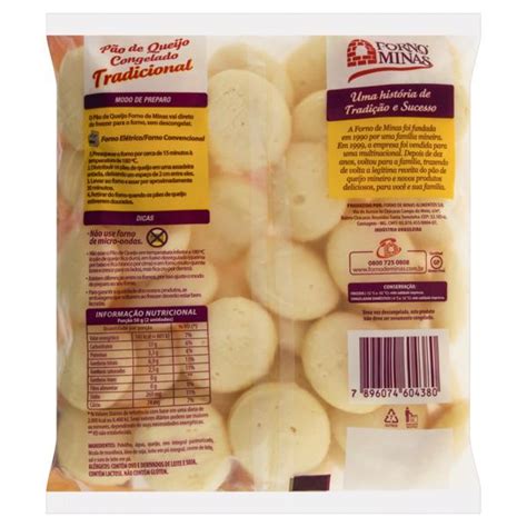 P O De Queijo Congelado Tradicional Forno De Minas Pacote Kg