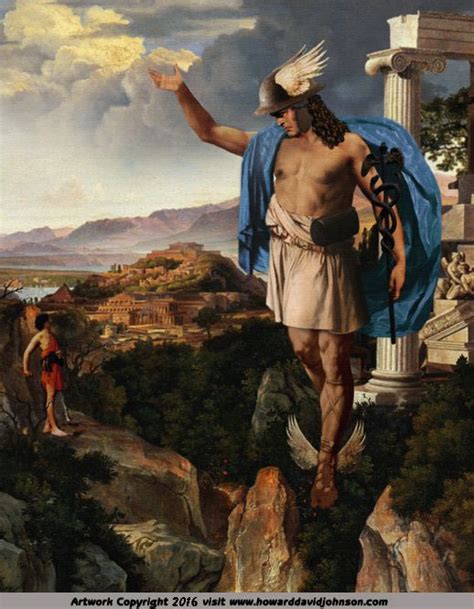 Hermes Greek Mythology Painting