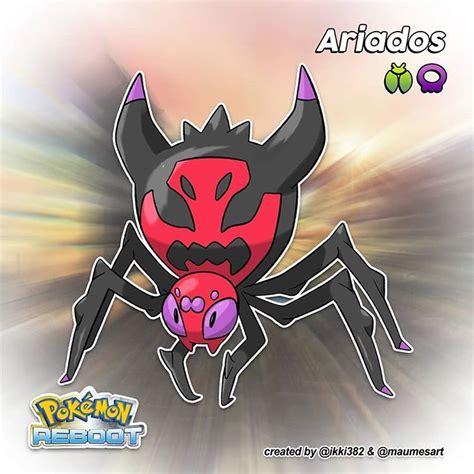 Pokémon Reboot En Instagram 🕷️ Ariados The Long Leg Pokémon 🕷️ Dex