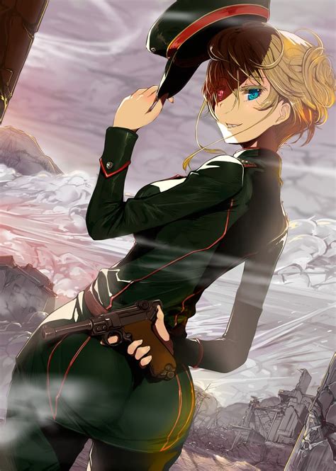 Tanya Degurechaff Youjo Senki Drawn By Mikazuki Akira Danbooru