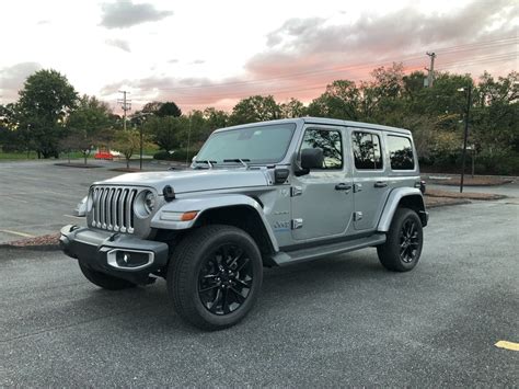 Car Review Jeep Wrangler Unlimited Sahara 4xe Has Electric Only