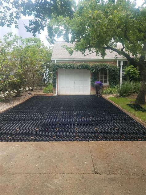 TruGrid Permeable Pavers Helms Landscape Design Houston Texas