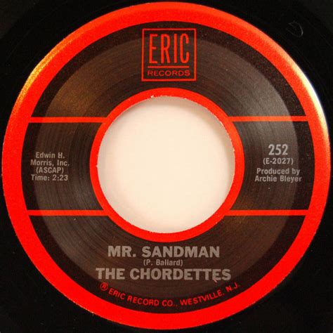 The Chordettes – Mr. Sandman / Lollipop – Vinyl (7", 45 RPM + 3 more ...