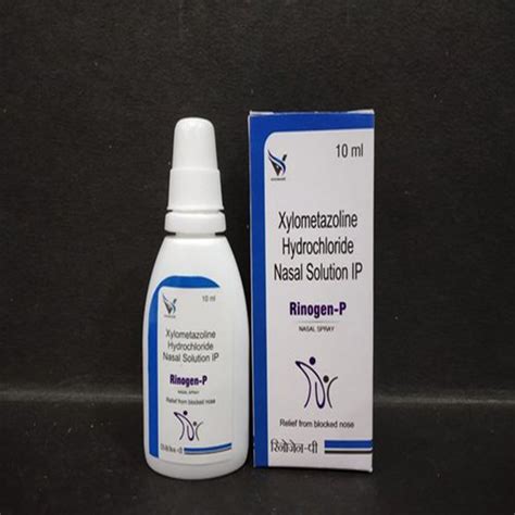 Xylometazoline Hydrochloride Nasal Rinogen Solution IP Liquid