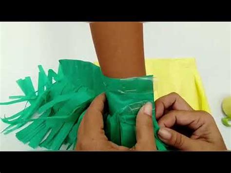 Elaboración de manoplas en papel seda YouTube