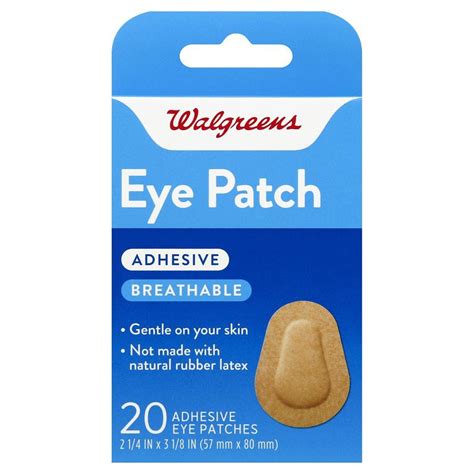 Walgreens Adhesive Eye Patch 2 1/4 inch x 3 1/8 inch | Walgreens