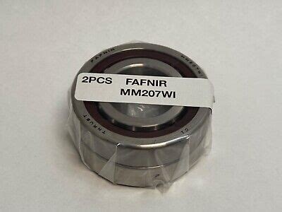 Fafnir MM207WI Angular Bearing 7207 MM 207 WI 35x72x17 Mm 2 Pcs EBay