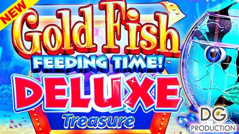 NEWGold Fish Feeding Time Deluxe Treasure Huge Win Slot Machine