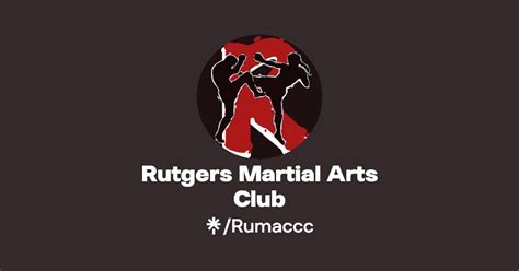 Rutgers Martial Arts Club Instagram Linktree