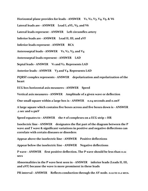 Solution Nurs Ekg Exam With Questions And Answers Studypool