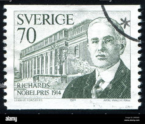 SWEDEN CIRCA 1974 Stamp Printed By Sweden Shows Theodore William