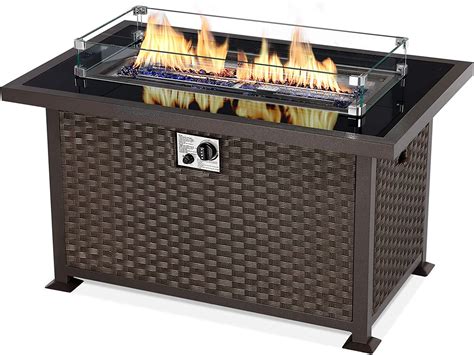 U MAX 44in Outdoor Propane Gas Fire Pit Table Nepal Ubuy