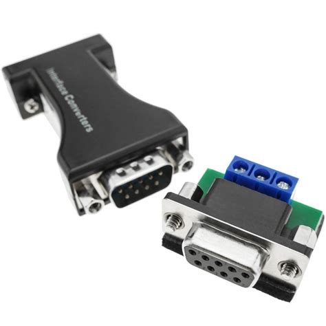 Serial Adapter Rs232 Db9 To Rs485 3 Pin And Db9 Cablematic