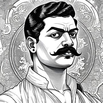 Chandra Shekhar Azad Freedom Fighters India Background Chandra Shekhar