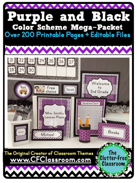 Do You Want To Create A Beautiful And Organized Classroom {mix And Match Color Schemes} Clutter