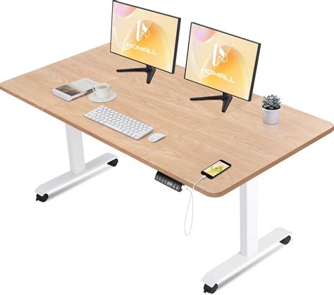 Homall Bureau Assis Debout Lectrique Avec Plateau X Cm Table