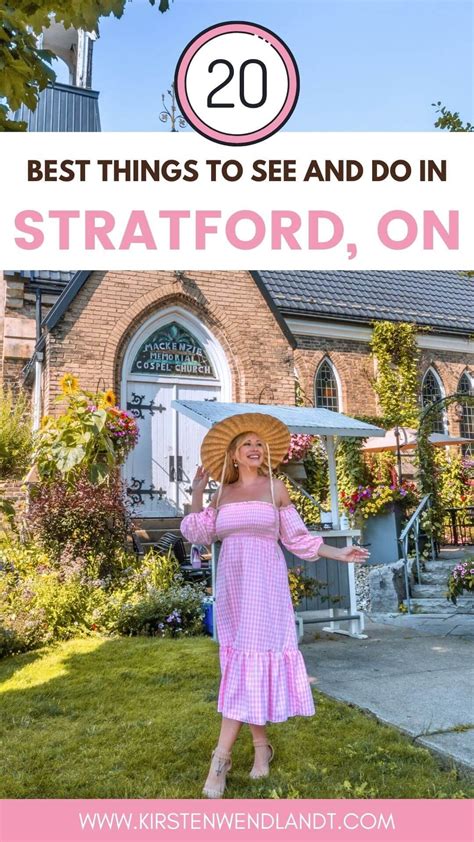 Planning A Trip To Stratford Ontario Soon This Guide Includes All Of