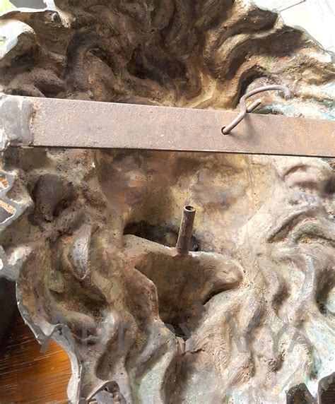 Decor Lion Head Decor Garden Statue Garden Ornament Lion Etsy