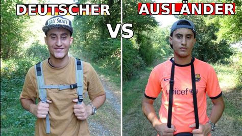 DEUTSCHER VS AUSLÄNDER BEIM WANDERN YouTube